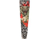 Boland Tatoeage mouw Tiger - Volwassenen - Unisex - Biker - Punk en Aso