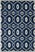 Safavieh Vloerkleed Mondello wol handgemaakt Donkerblauw 122 x 183 cm
