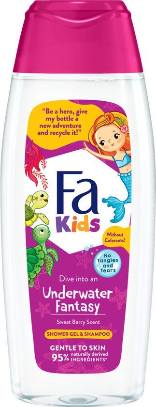 Fa Kids - Douchegel & Shampoo - Underwater Fantasy - 250ml