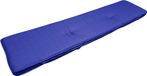 Madison Bierbank-zitkussen Basic, blau, kussen, 120x27,5 cm, voor tuinmeubels