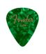 Fender Premium celluloid 351 vorm plectrums, dun, groen moto, 12 stuks