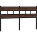 Tête de lit de remplacement Chêne marron 140 cm Acier et bois d'ingénierie