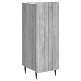 vidaXL Dressoir Grijs sonoma 34,5 x 33 x 92 cm Bewerkt hout