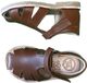 Benedi Sandales enfants Benedi Elena Cuir marron Unisexe Taille 23