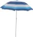 Floraland Master Grill&Party tuinparasol, 180 cm diameter, witblauw en marine strepen
