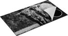 Chefcare Inductie Beschermer Twee Schotse Hooglanders - Zwart Wit - 95x55 cm