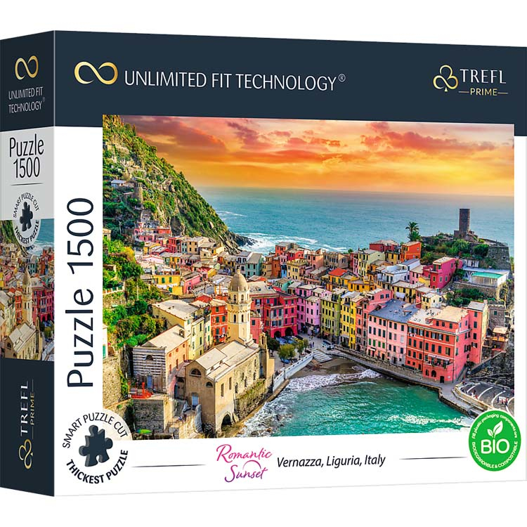 Trefl Trefl - Puzzles - &quot;1500 UFT&quot; - Vernazza, Liguria, Italy_FSC Mix 70%