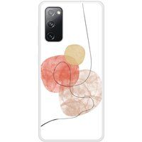 Samsung Beschermende siliconen case compatibel met Galaxy S20 FE One line rood