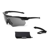 ESS Zonnebril Kruisboog Surpressor ONE Zwart met Smoke Grey Lens
