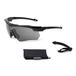 ESS Zonnebril Kruisboog Surpressor ONE Zwart met Smoke Grey Lens