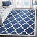 Safavieh Tapijt, polypropyleen, 120 x 180 cm, marineblauw/beige