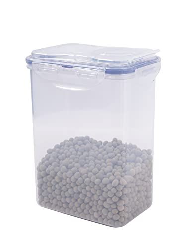 LocknLock PP Classic opbergdoos, 151 x 108 x 190 mm, 1,8 l, 100% luchtdicht, slim sluitsysteem, voorraaddoos, voorraaddoos, meelopslag, cornflakes dispenser
