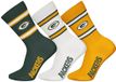 NFL GREEN BAY PACKERS Crew Socks - 3-pack - Groen/Wit/Zwart - Maat 39/42