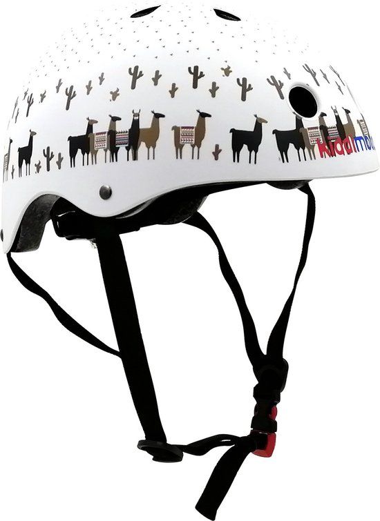 KiddiMoto Helmet Special Edition Lama - Medium - Multicolor - Unisex - Kids