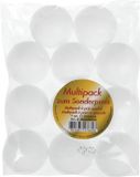Glorex Hobby Piepschuim hobby ronde ballen/bollen - zak van 11x stuks - 7 cm -knutselen vormen/figuren