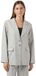 YAS Bestseller Wholesale Spain Yas Riu Blazer Light Grey Melange Dames Maat 34