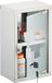 Merkloos Relaxdays medicijnkastje met slot - 30 x 18 x 12 cm - 2 vakken - RVS