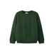 NAME IT KIDS sweater met borduursels - donkergroen