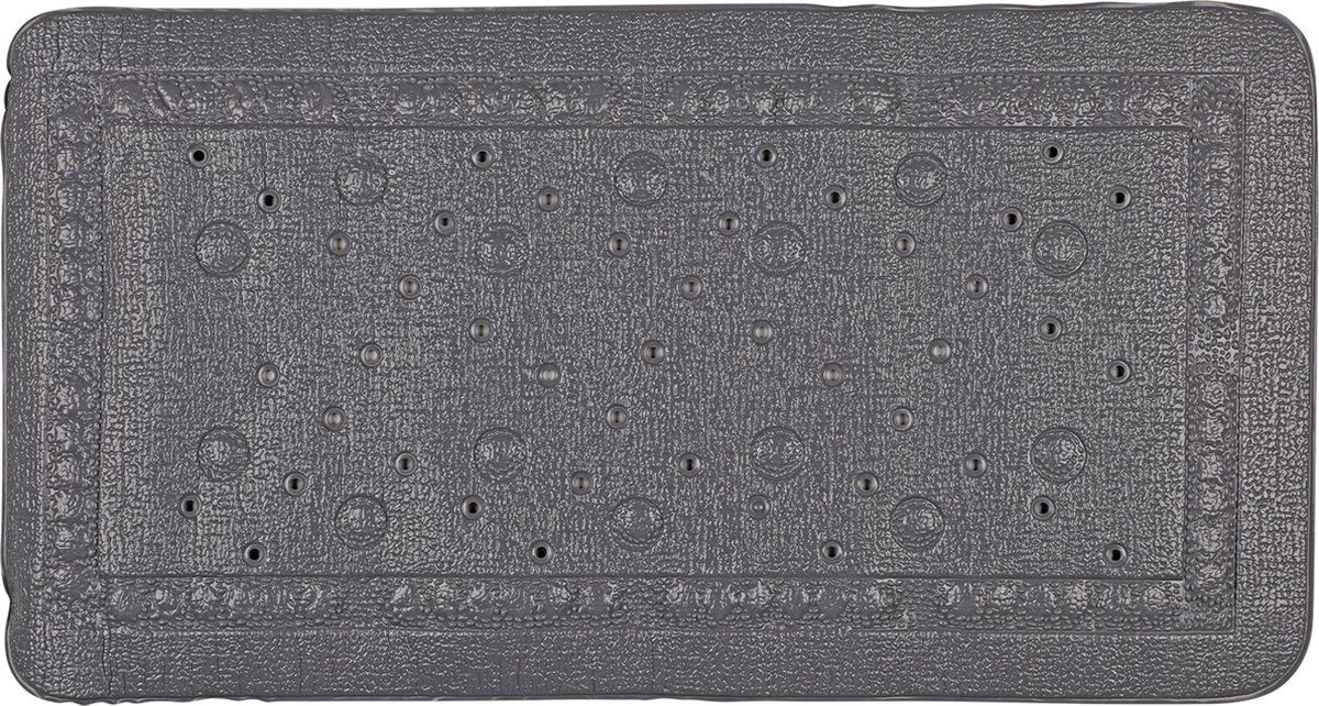 Differnz Tutus Anti-slip Badmat 68x36cm - Antraciet