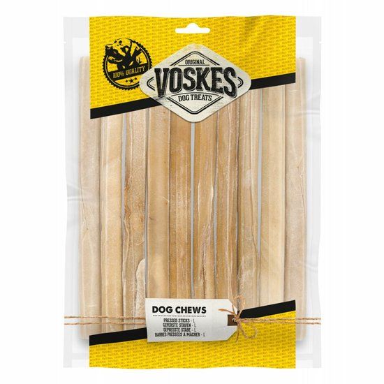 Voskes Hondensnacks Geperste Staven L - 10 stuks