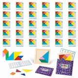 BONNYCO Tangrampuzzels voor Kinderen Pak 30 Partyzakvullers voor Kinderen Unisex. Tassenvullers Kinderfeestjes, Feestartikelen Kids. Geschenken Leerlingen van Leraren