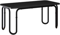 vidaXL Salontafel Zwart 79,5 x 40 x 36 cm Bewerkt hout