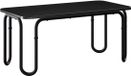 vidaXL Salontafel Zwart 79,5 x 40 x 36 cm Bewerkt hout
