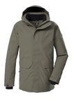 killtec Kow 85 Mn Prk heren Outdoor parka/functionele parka met afritsbare capuchon