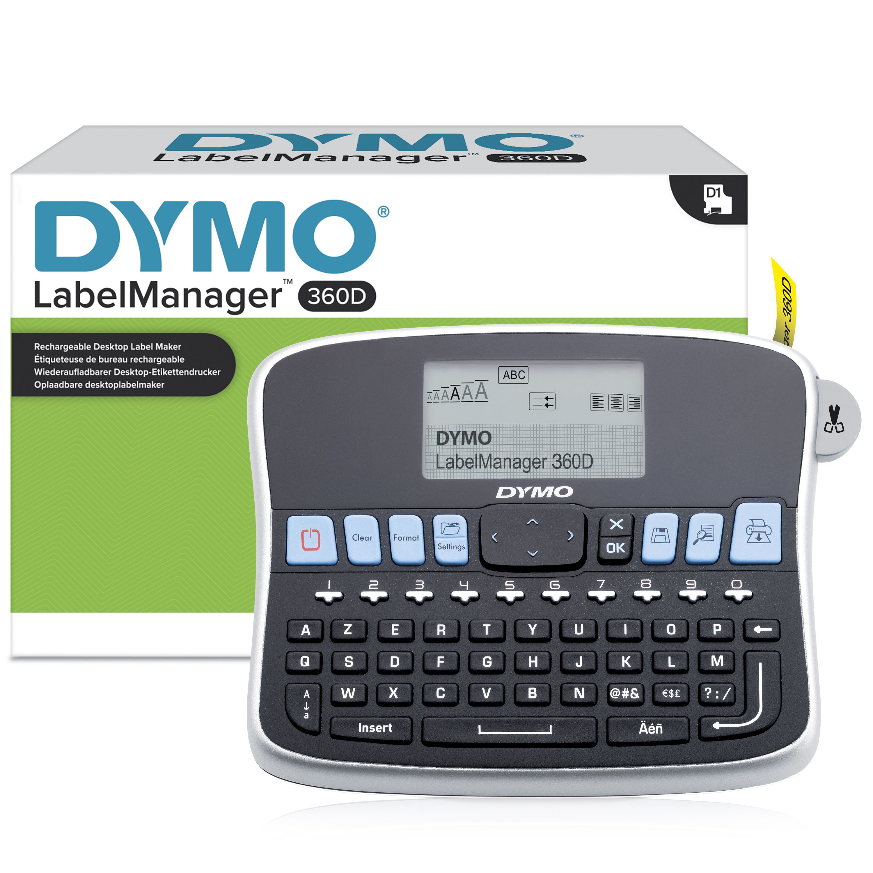 DYMO LabelManager 360D Label Maker - QWERTY Keyboard