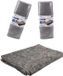 FX Tools Couverture de déménagement/couverture de stockage - 3x - Fabriqué en feutre - 100 x 300 cm - Gris