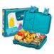 Schmatzfatz junior kinder lunchbox, broodtrommel met variabele vakken (petrol)