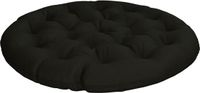 vidaXL Papasan Stoel Kussen VIANEN 100% Polyester Zwart