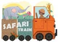Safari On-Track Learning Safari Train Kartonboek