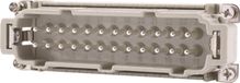 HARTING Han 24ESS steekcontact (M), double cage-spring connection, 24-pin + PE, 500V, 16A - 1 pièce
