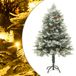 VidaXL Kerstboom met led en dennenappels 150 cm pvc en pe groen
