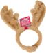 Gerimport Kerst diadeem/haarband - rendier gewei - bruin - nep bont - voor kinderen