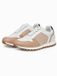 Ombre Schoenen - Veters - Effen Wit / Zand 42