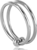Metalhard Double Glans Cockring - Roestvrij Staal - 32mm Diameter