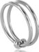 Metalhard Double Glans Cockring - Roestvrij Staal - 32mm Diameter