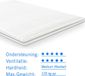 Droommatras Koudschuim Topdekmatras/topper 120x210 dikte 7 cm