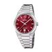 Festina F20052/9 Polshorloge Dames Rood Saffierglas Staal Zilverkleurig 35mm 10 ATM