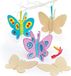 Baker Ross Houten 3D-vlinders voor kinderen om te maken en versieren - Leuke knutselset voor kinderen (6 stuks per verpakking)