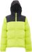 myMo ATHLSR myMo Gewatteerd jack met capuchon, lange mouw, ritszakken, Zure Limoen Zwart, Maat M