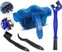 OEM BZMD UG Fietskettingreiniger - Fietsketting Reiniger Schoonmaak Schrobber met Roterende Borstels - Fietskettingreinigingsborstel - Ketting en Versnelling Cleaner Fiets Onderhoud Gereedschap Set Accessoires - Geschikt voor Race Fietsen en Mountainbikes