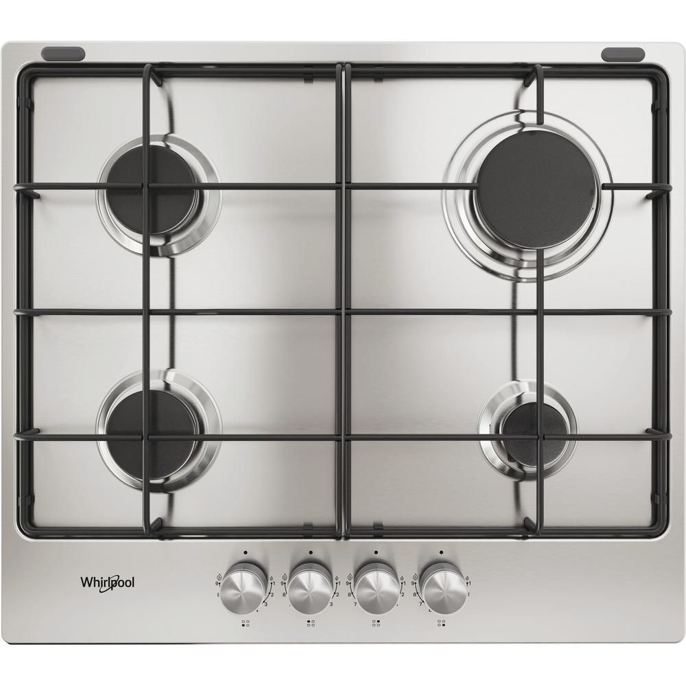 Whirlpool TGML 650 IX - 58 cm Built-in Gas Cooktop - Stainless Steel - 4 Burners