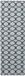 vidaXL - Tapijt - Runner - ORIZ - 1150 gsm - Zwart - gaaspatroon