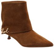 Karl Lagerfeld - Enkellaarsjes - Bruin - Vrouwen - Maat 37