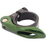 Ergotec Zadelpenklem - SCQ-0100 - ø31,8 - Aluminium - Met snelspanner - Zwart/groen