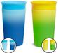 Munchkin Miracle Anti-Lek 360° Drinkbeker - 2 Stuks - Blauw/Geel