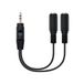 Brightium 3,5 mm stekker naar 3,5 mm stereo-audiokabel, 15 cm, ideaal voor het aansluiten van audio-apparaten en audio-overdracht.